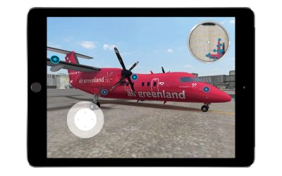 Air Greenland reduced aircraft use during Cabin Initial training by 60%!